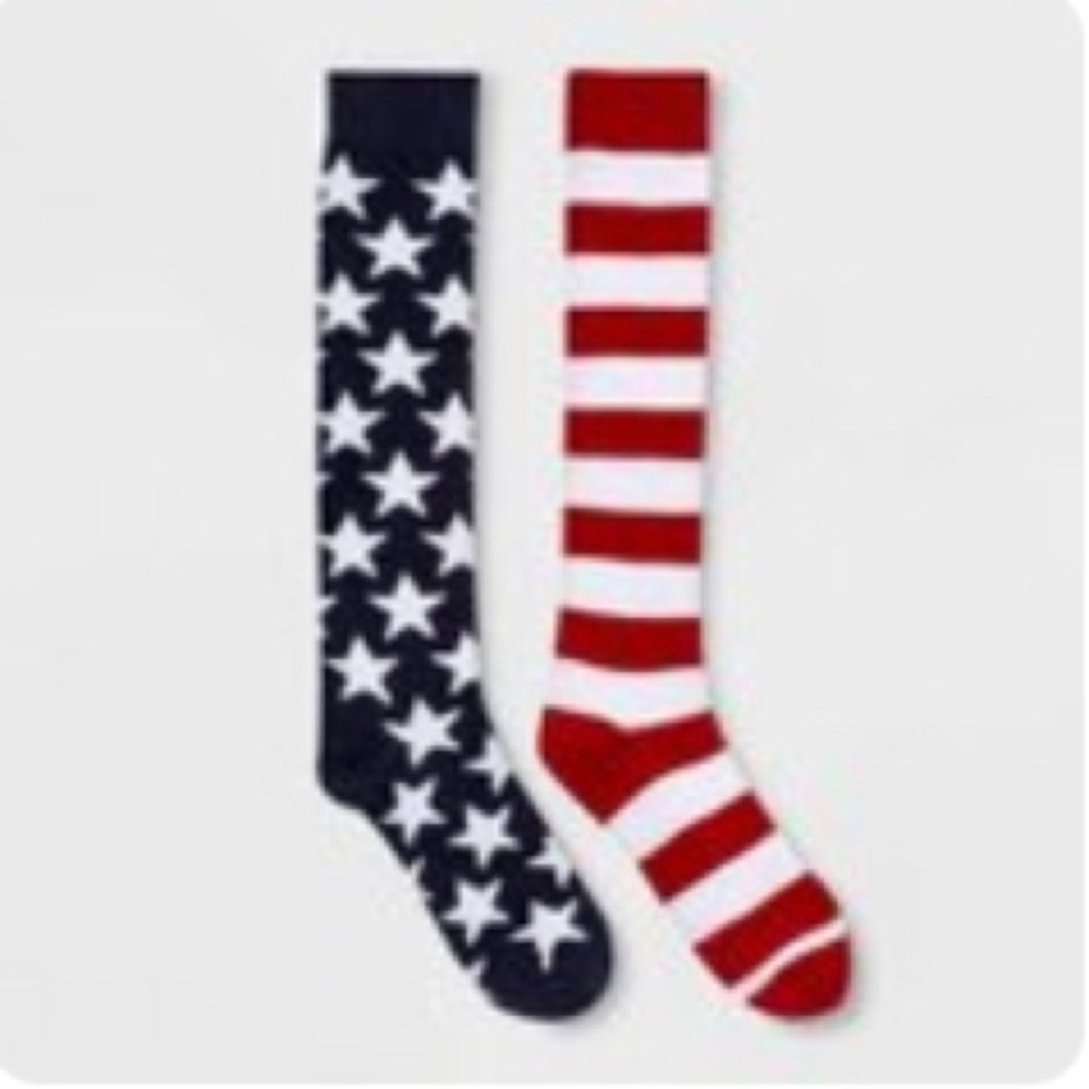 ✨American Flag Knee-High Socks